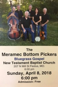 Meramec Bottom Pickers Flyer